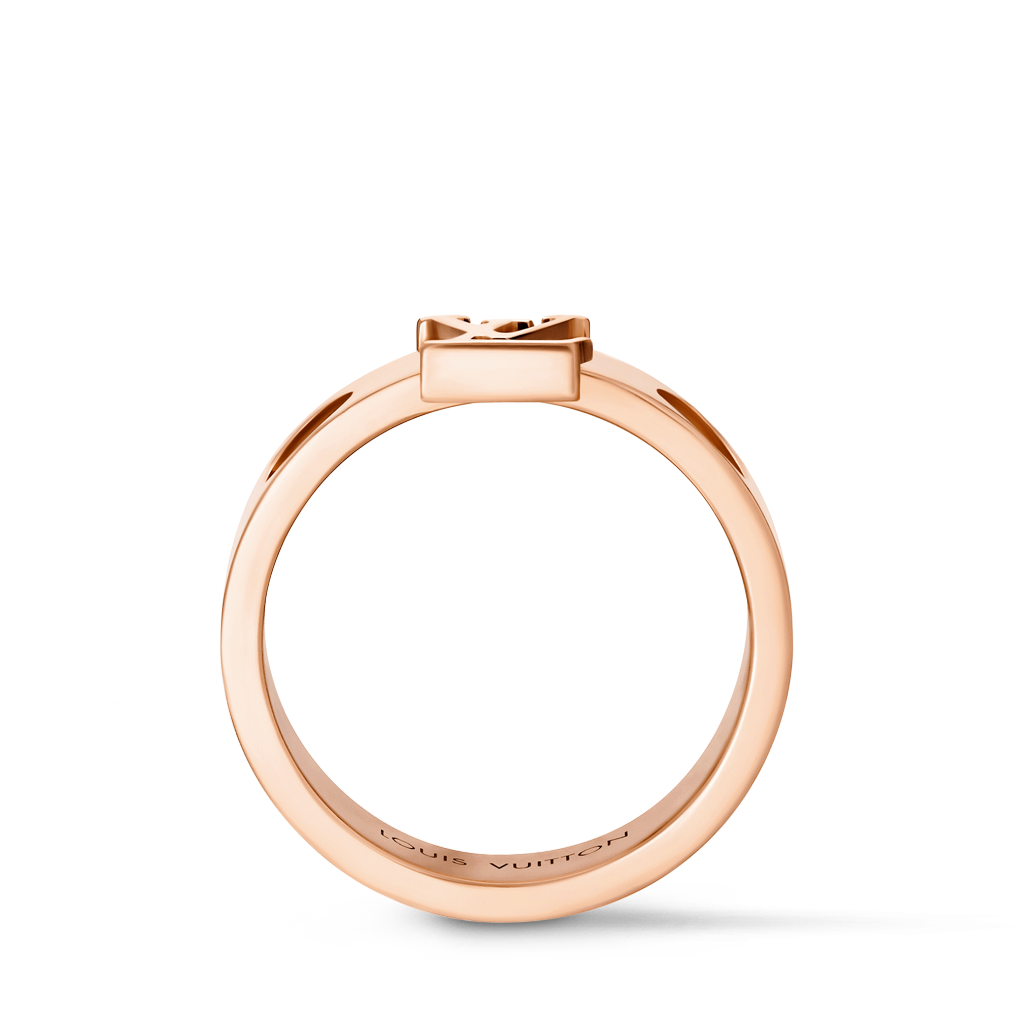 Empreinte Medium Ring, Pink Gold  in Les Extraordinaires's Jewellery Rings collections by Louis Vuitton (Product zoom)
